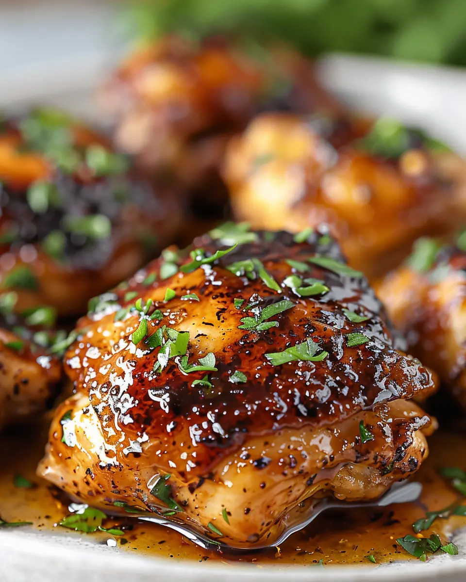 Maple Glazed Chicken Thighs Recipe: Juicy Delight for Dinner