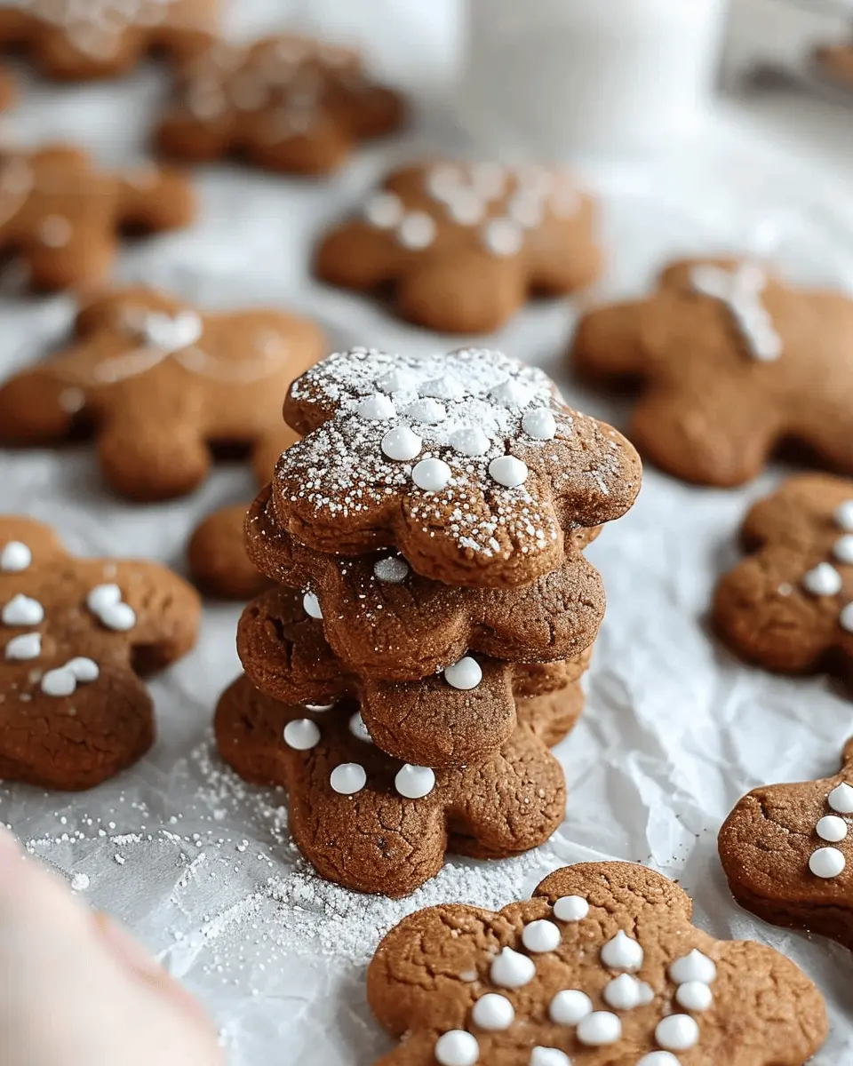 Soft and Chewy Gingerbread Cookie Recipe