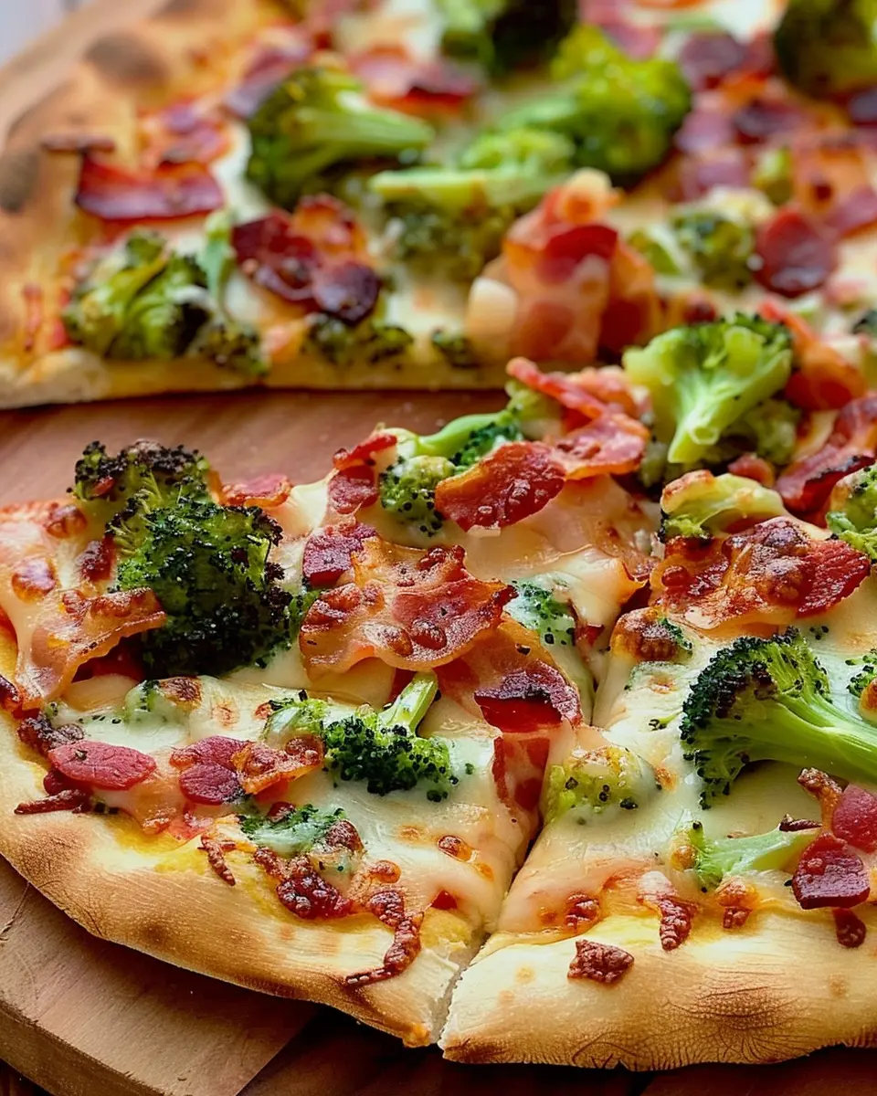 Cheesy Turkey Bacon-Broccoli Pizza: A Deliciously Easy Twist