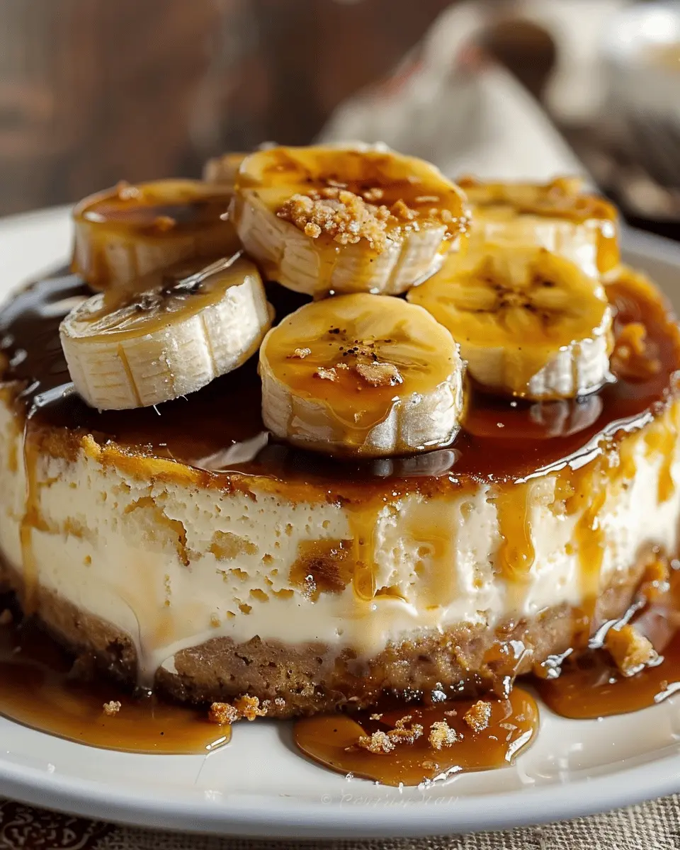 Bananas Foster Cheesecake