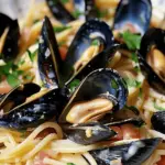 Speedy Mussels with Pasta Fast