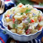 Red, White and Blue Potato Salad