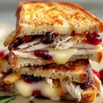 Turkey Grilled Cheese with Cranberry and Brie Recipe