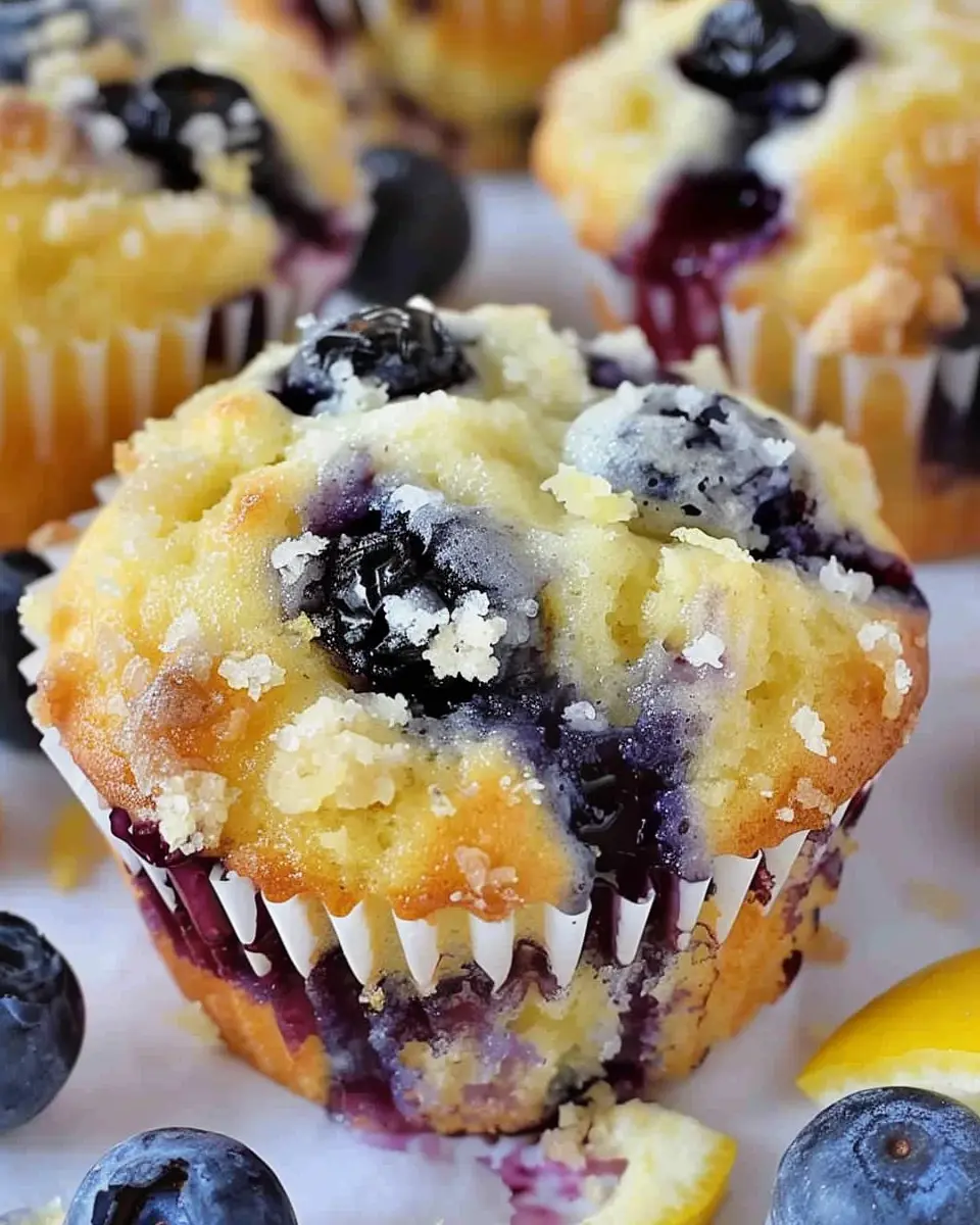 Lemon Blueberry Muffins