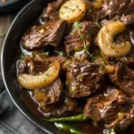 Crock Pot Pepper Steak