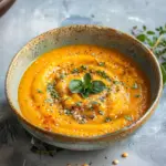 Pumpkin and Lentil Soup