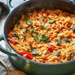 One-Dish Creamy Tomato Orzo
