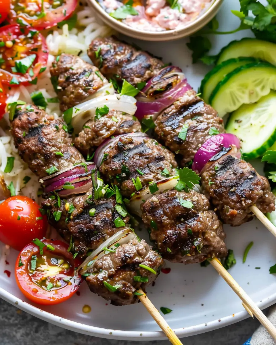 Beef Kafta Kebabs: Juicy Grilled Goodness for Your Next BBQ