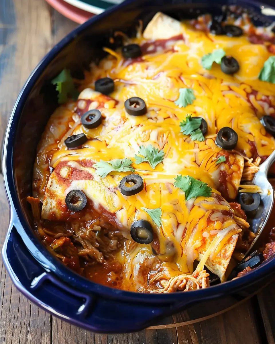 Slow Cooker Chicken Enchiladas: Easy, Flavorful Family Favorite