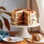 Pumpkin Layer Cake Recipe with Caramel-Cream Cheese Frosting