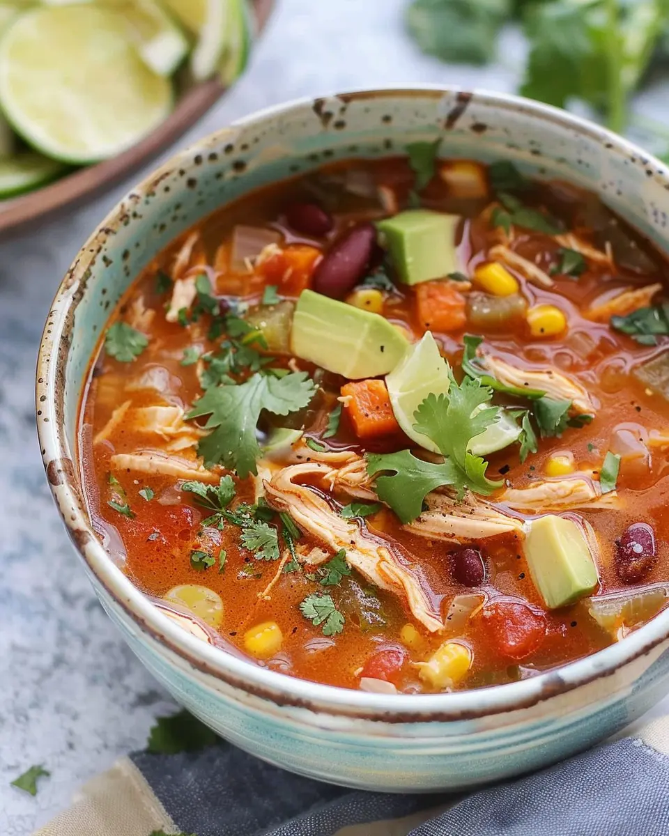 Crockpot Mexican Chicken Soup: Easy, Flavorful Comfort in a Bowl
