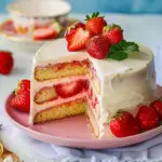 Strawberry-Vanilla Cake