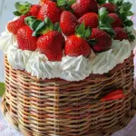 Strawberry Basket Cake