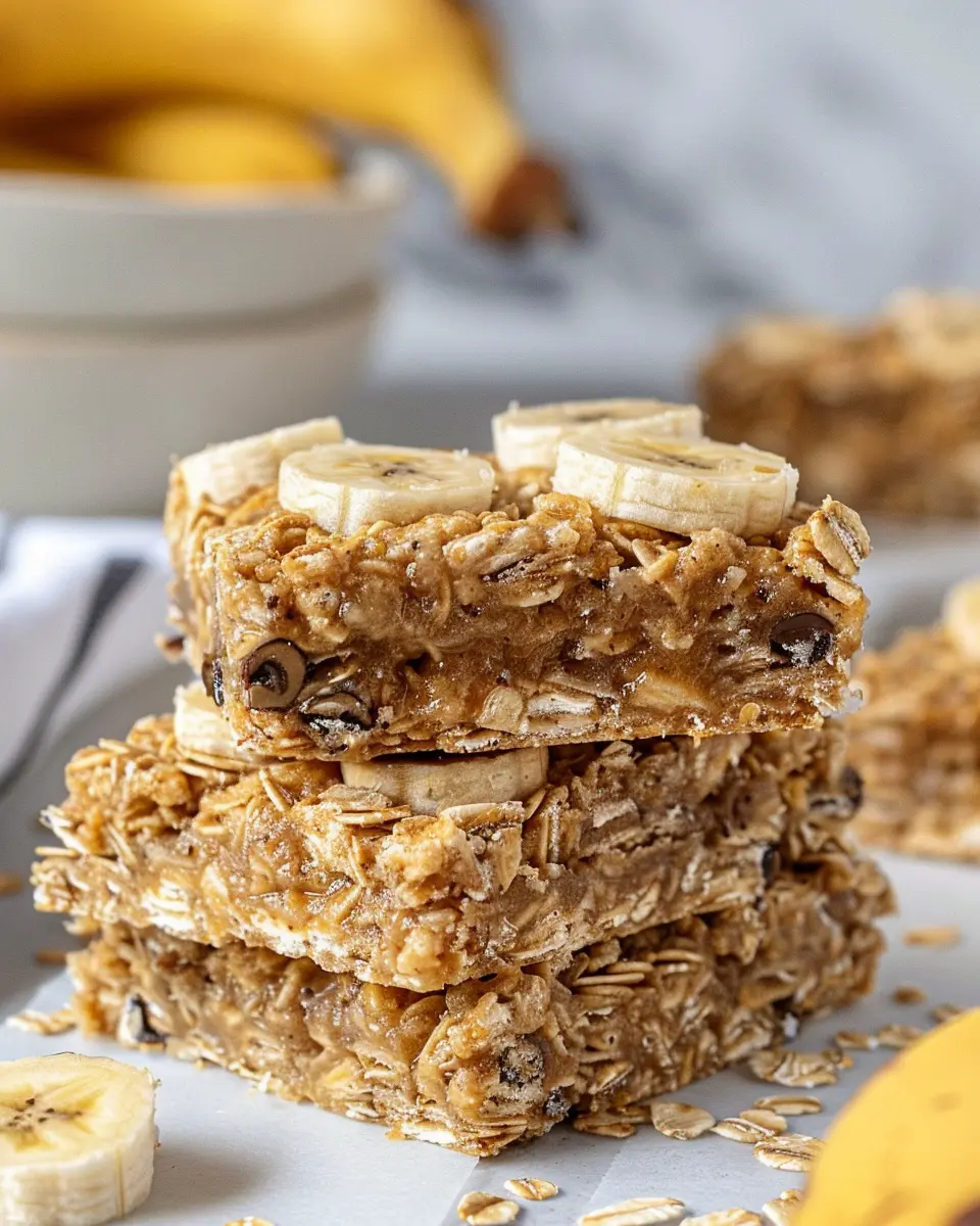 Banana Oatmeal Bars