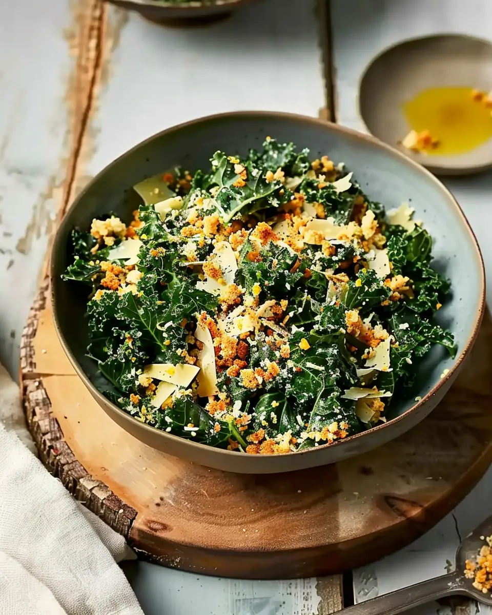 Chopped Kale Salad with Toasted Breadcrumbs