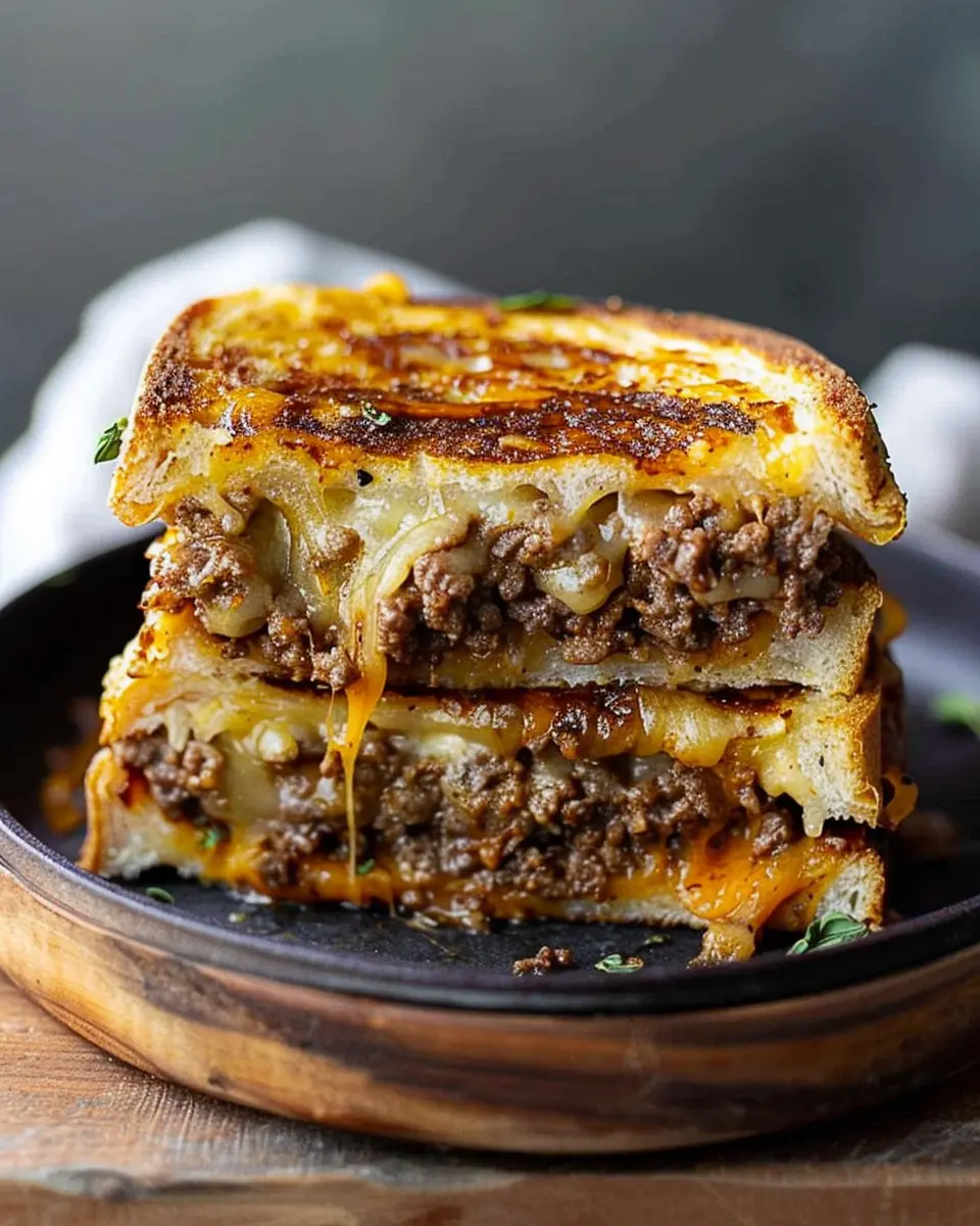 Ultimate Cheesy Ground Beef Melt: Indulgent Comfort Food Delight