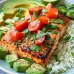 Cajun Salmon Avocado Lime