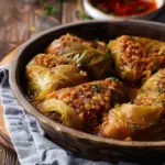 Lentil and Rice Cabbage Rolls