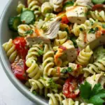High Protein Pasta Salad with Chicken