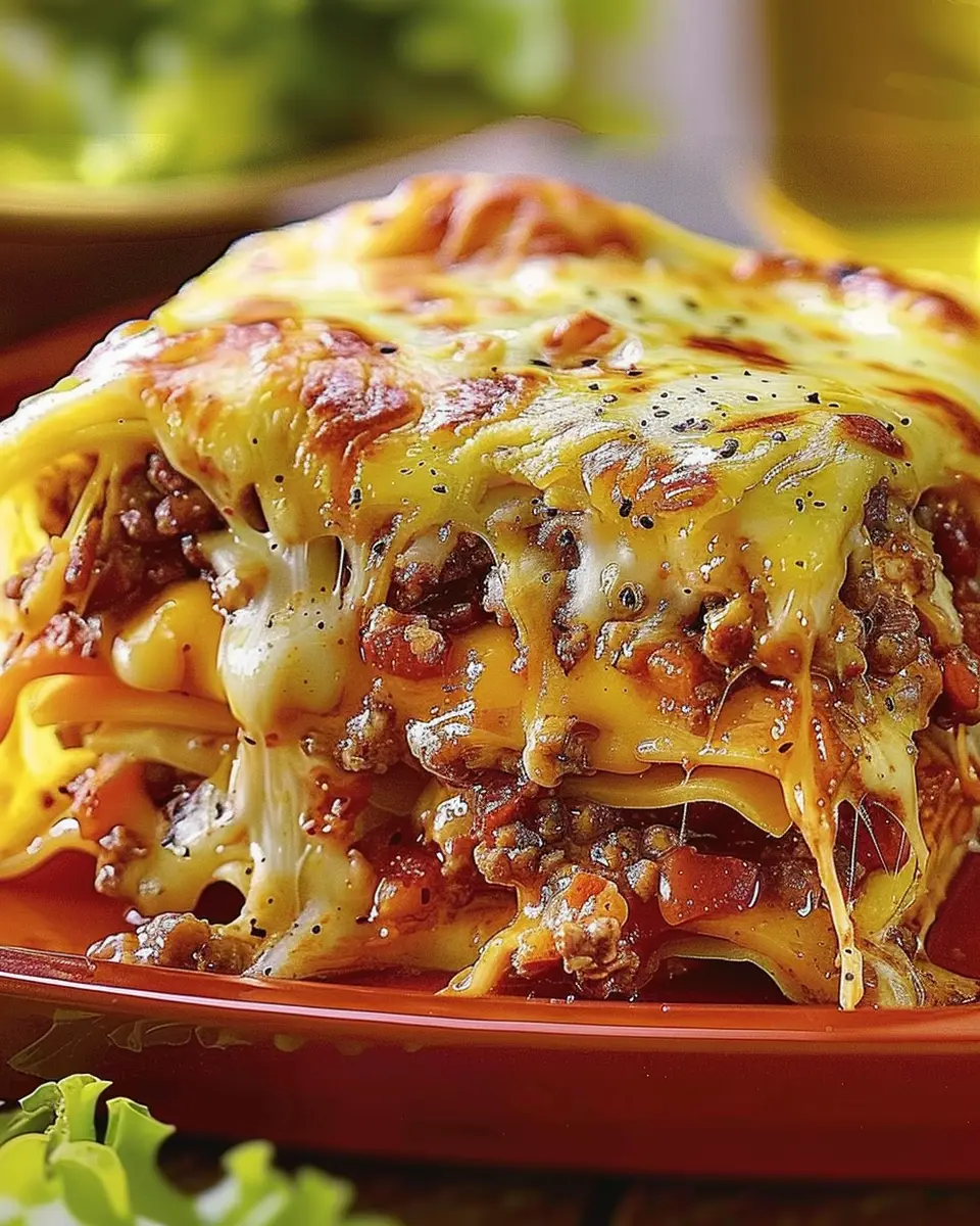 Lasagna Meets Cheeseburger: An Indulgent Twist on Comfort Food