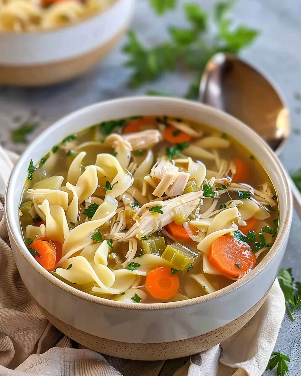 Crockpot Chicken Noodle Soup: Easy Comfort Food for All