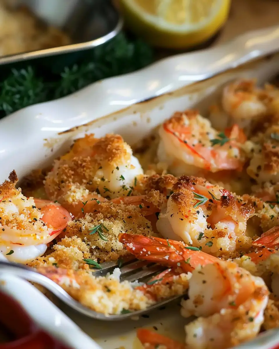 Garlic Parmesan Baked Shrimp