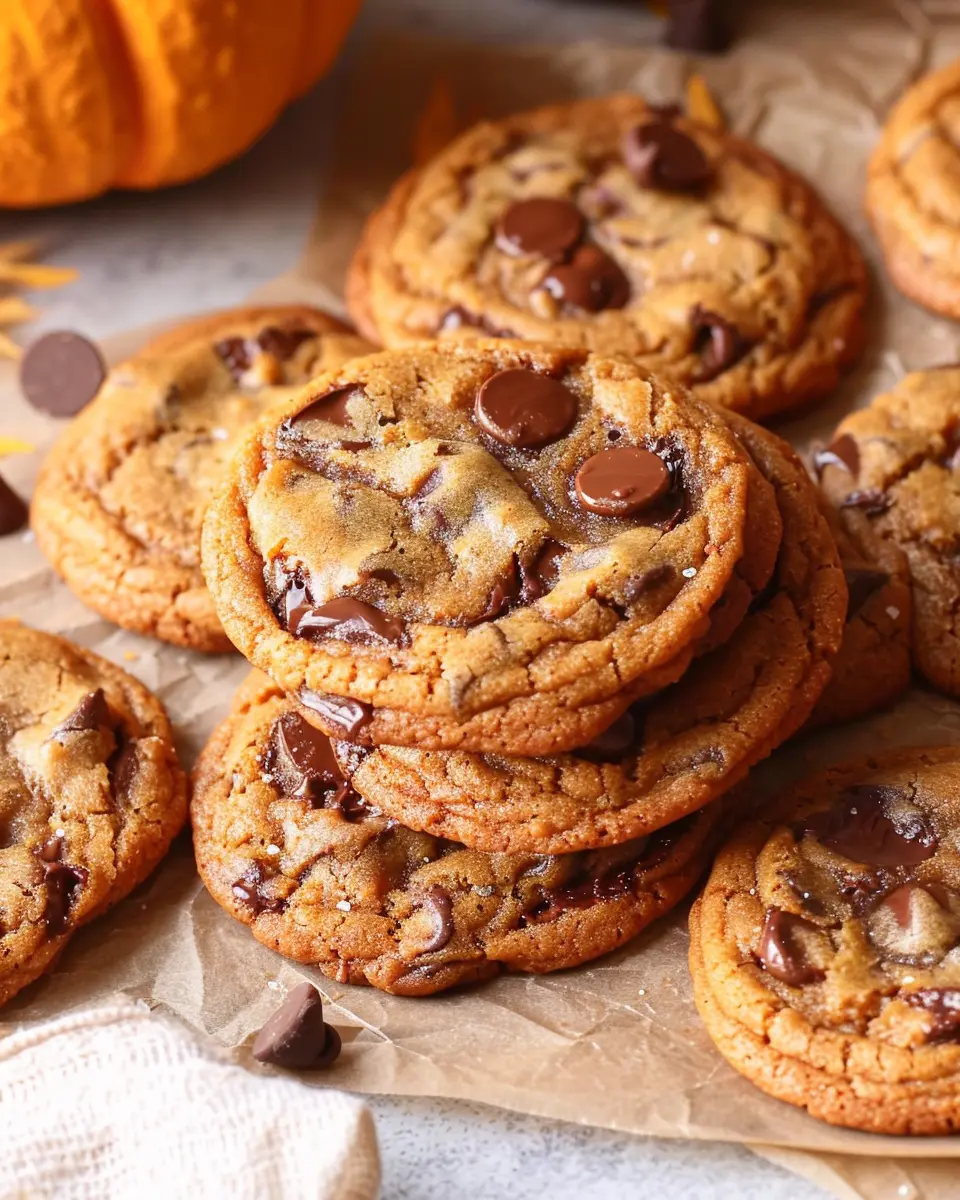 Brown Butter Pumpkin Chocolate Chip Cookies: A Cozy Indulgence