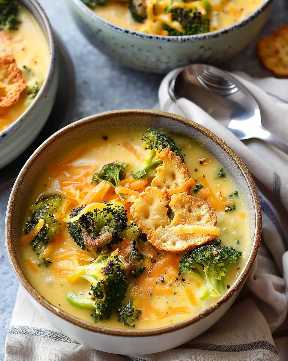 Broccoli Cheddar Soup: Easy Comfort Food with Turkey Bacon Twist