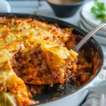 nstuffed Ground Beef Cabbage Roll Casserole One-Pan