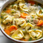 Easy Chicken Tortellini Soup