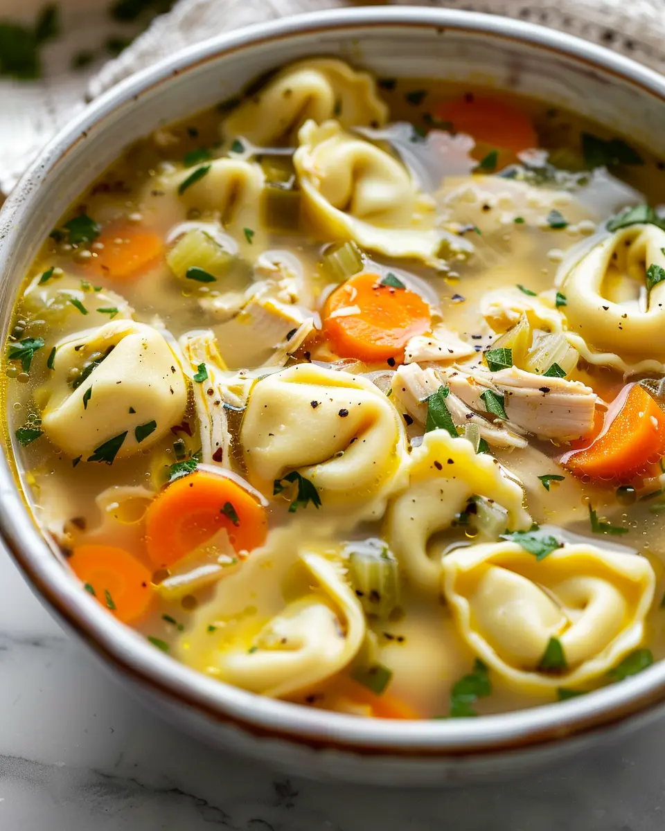 Easy Chicken Tortellini Soup: A Cozy Delight for Dinner