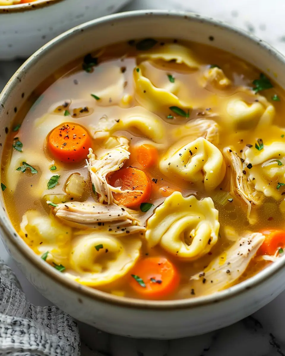 Chicken Tortellini Soup