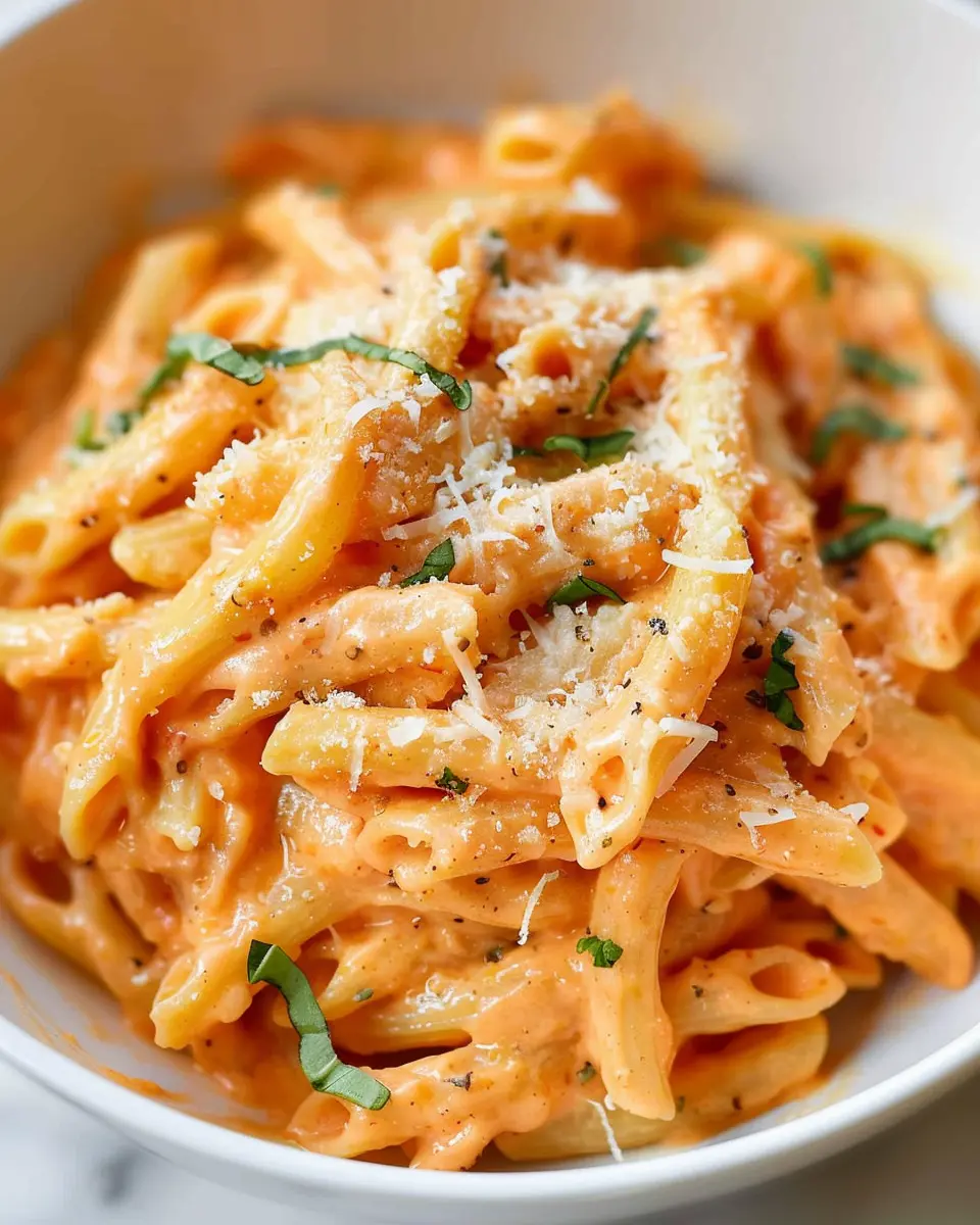 Creamy Tomato Pasta with Turkey Bacon: A Comforting Delight