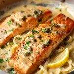 Creamy Salmon Piccata