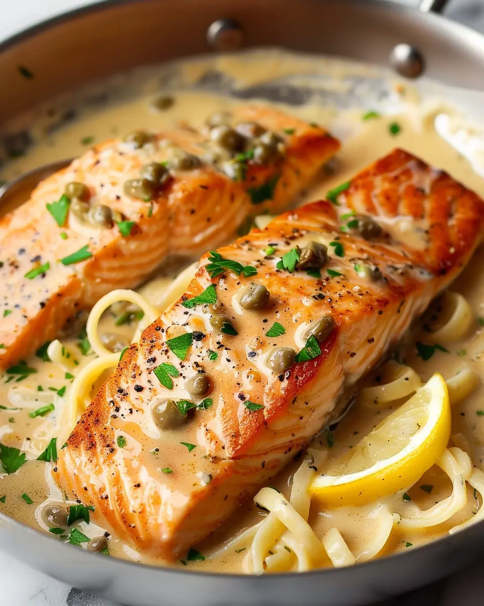 Creamy Salmon Piccata: Easy Recipe for a Delightful Dinner