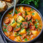 Spanish Potato Soup with Chorizo