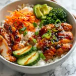 Delicious Sticky Chicken Rice Bowls Recipe!