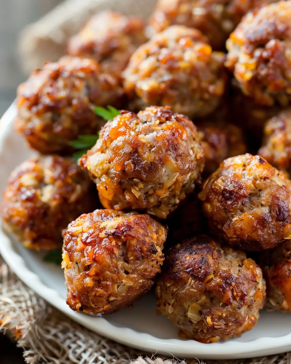 Sausage Balls Without Bisquick Recipe: Easy Turkey Bacon Delights