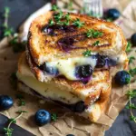 Blueberry White Cheddar Grilled Cheese