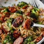 Chicken Sausage and Broccoli Orzo