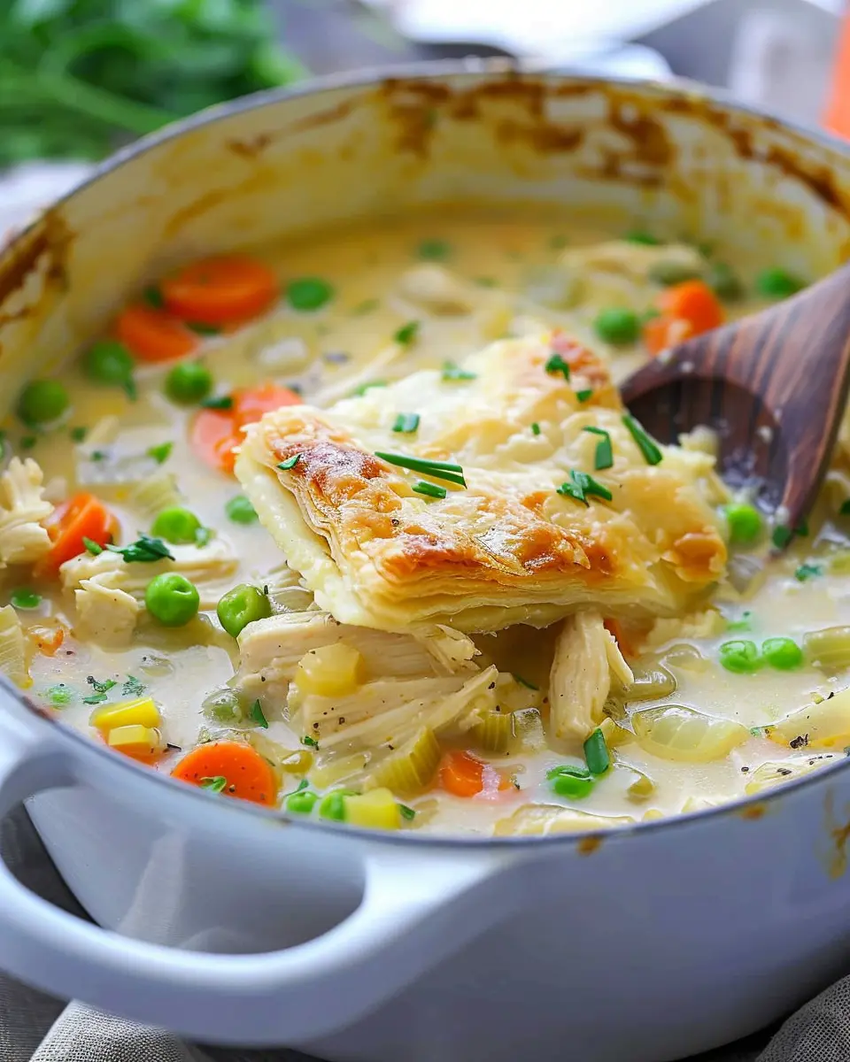 Chicken Pot Pie Soup: A Cozy, Easy Recipe with Turkey Bacon