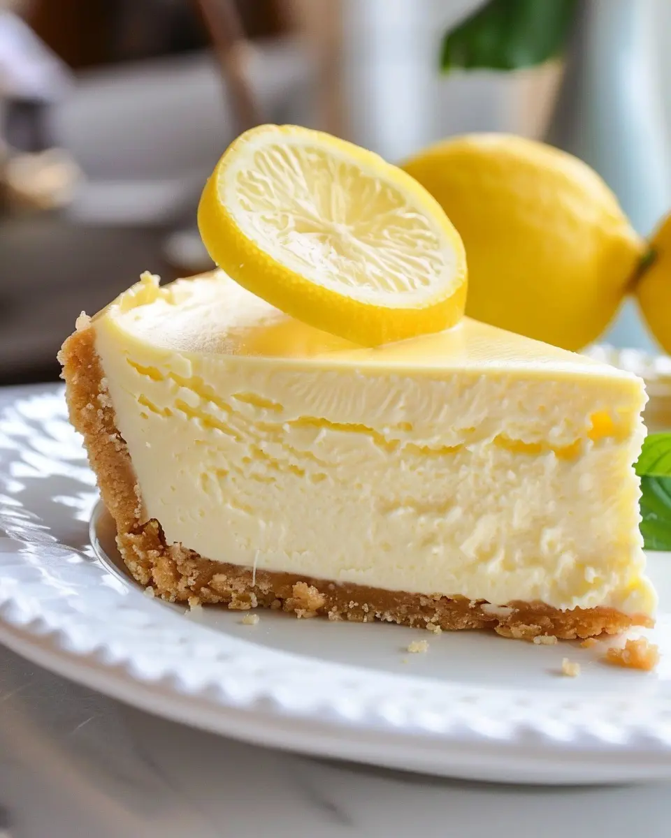 Easy Luscious Lemon Cheesecake