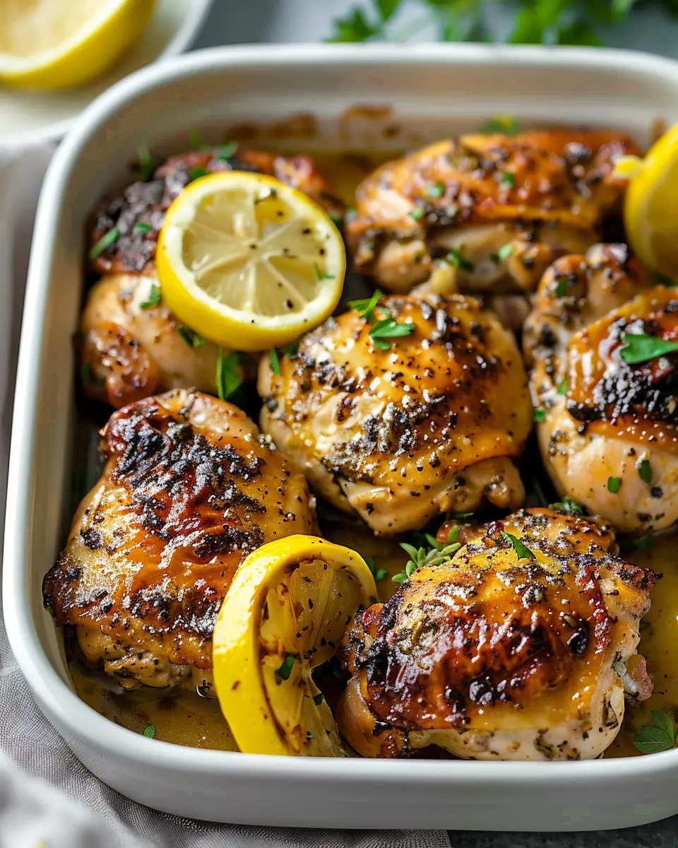 Greek Lemon Chicken: Easy Recipe for Juicy Flavor at Home