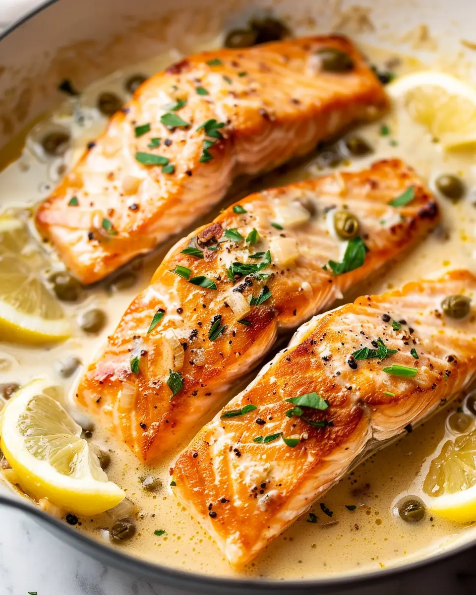Creamy Lemon Salmon Piccata Recipe: The Best Comforting Dish
