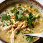 Creamy Green Chicken Enchilada Soup