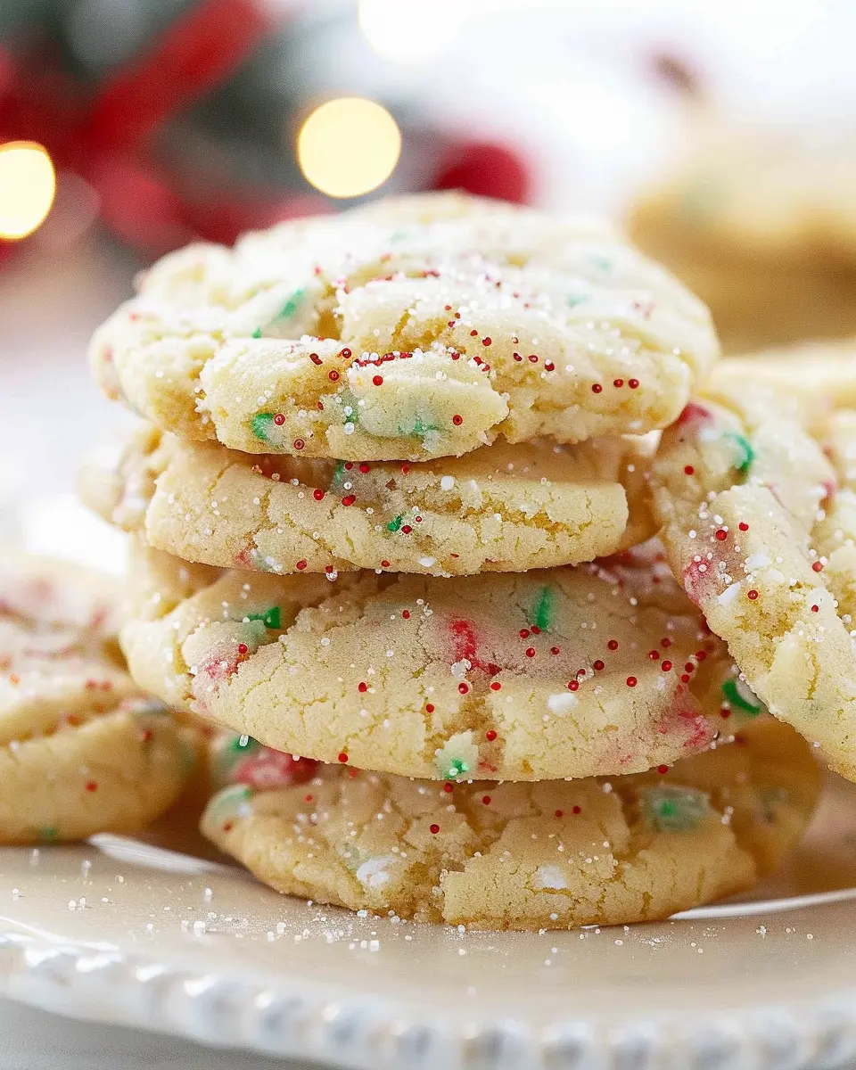 Christmas Ooey Gooey Butter Cookies