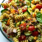 High Protein Chicken Pasta Salad
