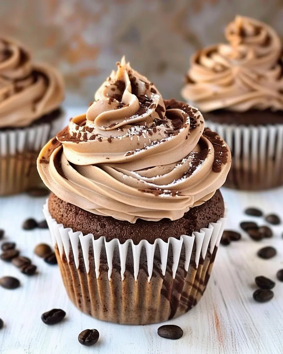 Coffee Cupcakes: Indulgent Delight with Mocha Buttercream Frosting