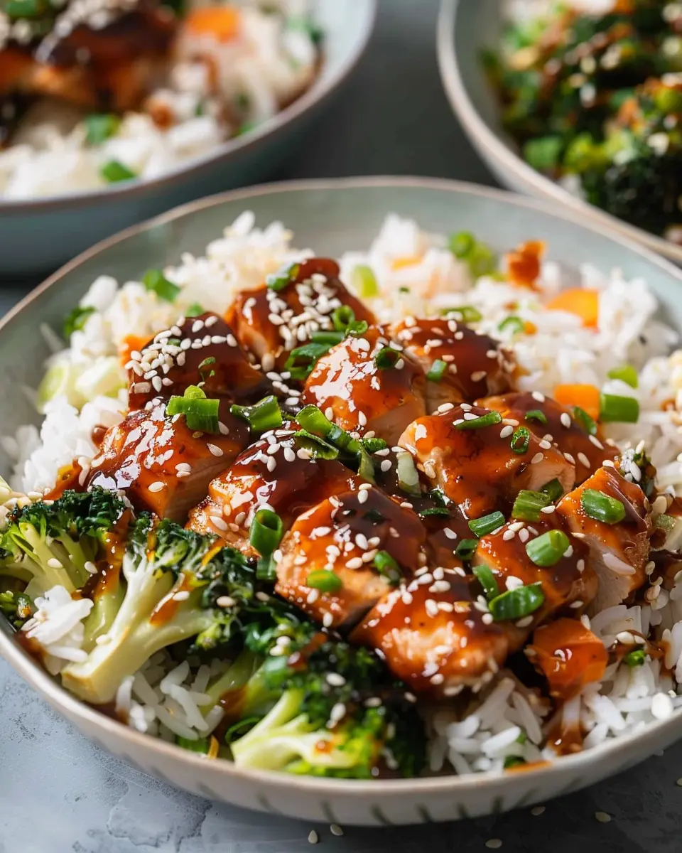 Delicious Sticky Chicken Rice Bowls Recipe for an Indulgent Meal