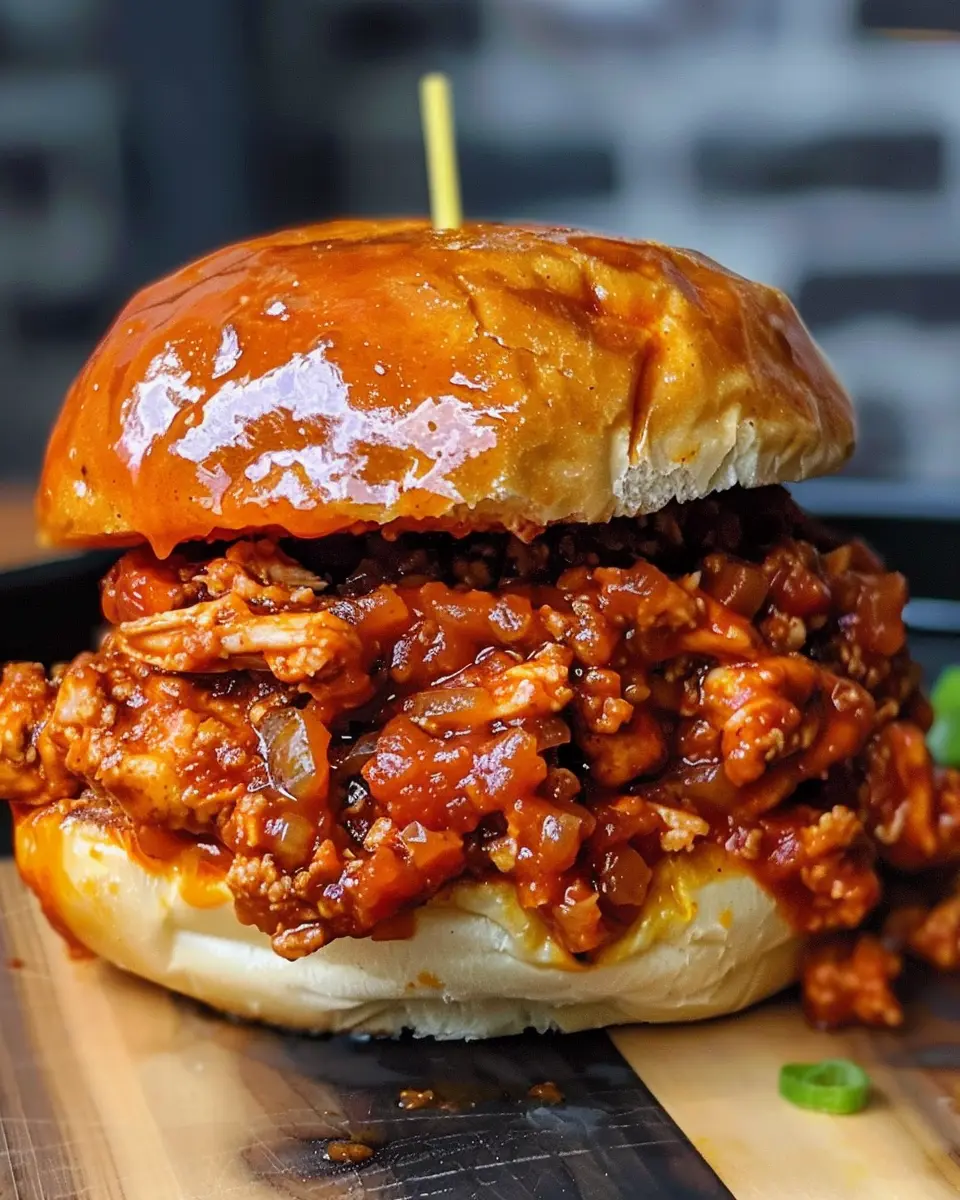 Cajun Chicken Sloppy Joe Delight: A Flavorful Twist on Tradition